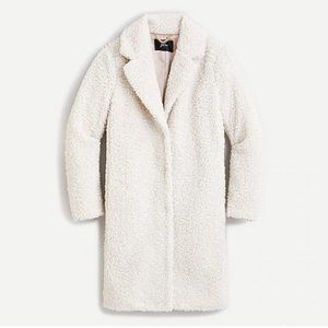 J.  Crew Teddy Sherpa Topcoat